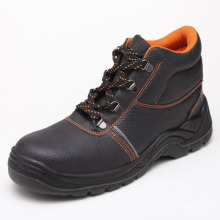 Popular Industrial PU Calçado Couro Safety Worker Shoes